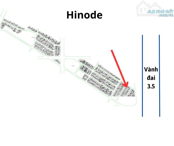 Bán lô đất cách đường Vành đai 3.5 mấy bước chân, ngay cạnh 18 tòa chung cư, dt 135m2, - 1