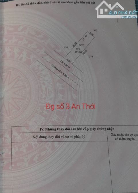 Bán nền thổ cư KDC an Thới- 100m2- Bình Thuỷ, Cần Thơ, thổ cư, sổ hồng, lộ 14m, Tây Nam - 3