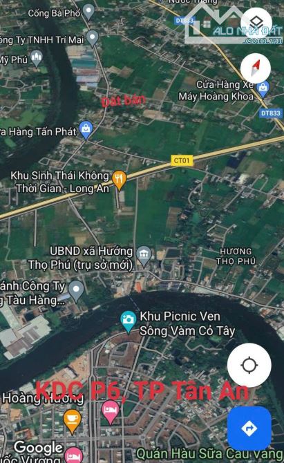 Đất Mt đường Lê Văn Tưởng, xã Hướng Thọ Phú, TP Tân An. Cách ủy ban 1,5 km - 4