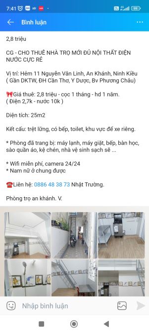 Nhà trọ mới đủ nội thất cạnh ĐKTW, ĐH Y Dược - 8