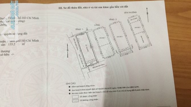 bán nhà hẻm xe ba gác đường lê văn sỹ 4 x 13 nhà 3 lầu giá 6 tỷ 7 còn bớt - 4