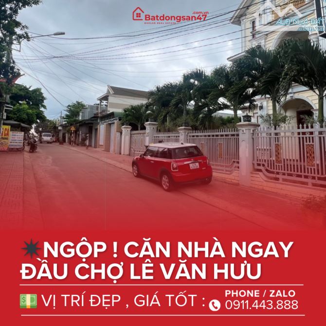 💥 NGỘP BÁN NHÀ MT C4 CÓ THU NHẬP ỔN ĐỊNH NGAY CHỢ LÊ VĂN HƯU