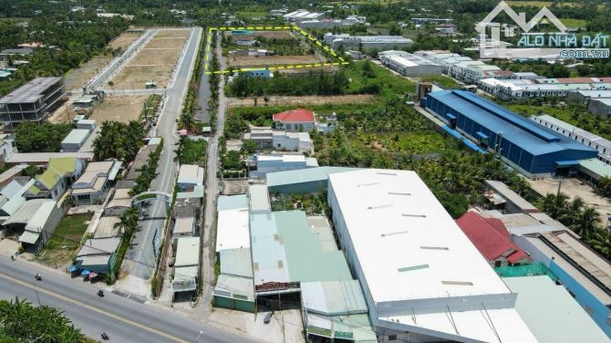 Lô  Đất Khủng Xây Nhà Vườn , Biệt Thử 500m2 Thổ Cư , View Sông ,Ngay ĐH TÂN TẠO - 1