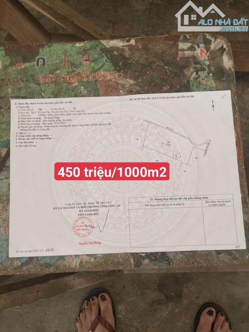 5189m2 lúa đường Nguyễn văn tiết lạc tấn_tân trụ_Long an 450trieu/1000 - 1