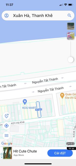 Bán đất 2 mặt tiền trước và sau đường Nguyễn Tất Thành 125m view Biển khu kinh doanh - 2