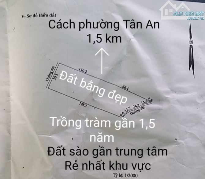 Đất Thị Xã Lagi 8.300m2   2 mặt tiền trước sau, rẻ hơn đất Thị Trấn, ô tô 4 chỗ tới đất - 5