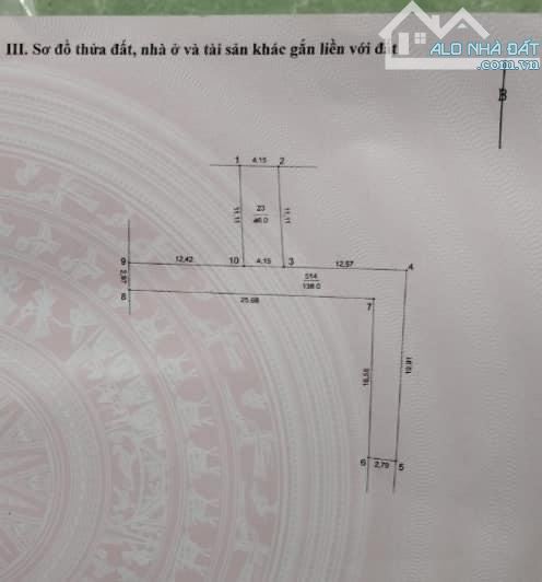 Bán 46m thư phú -thường tín. Đường rộng ô tô vào tận đất 👉 giá rẻ