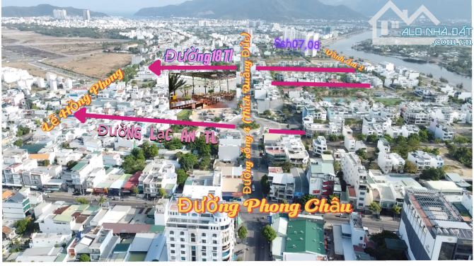 Sản phẩm duy nhất mặt tiền đường THÍCH QUẢNG ĐỨC đối diện hà quang 1 có sổ ngang 14.2m