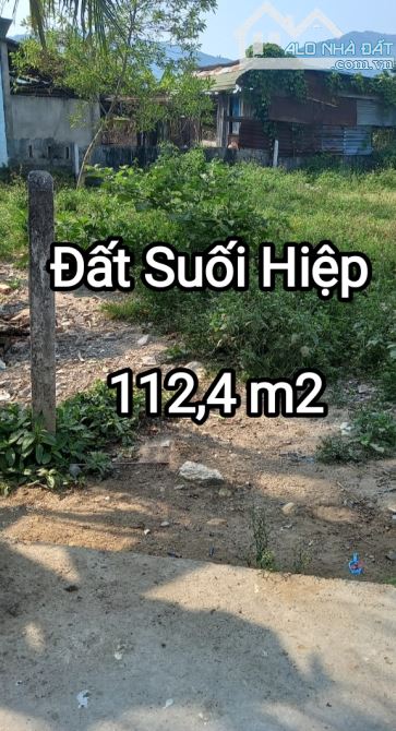 "Bán đất thôn Phú Hậu, Suối Hiệp, Diên Khánh 820 triệu/ 112,4 m2 thổ cư. Đường ô tô 5,2 mé - 2