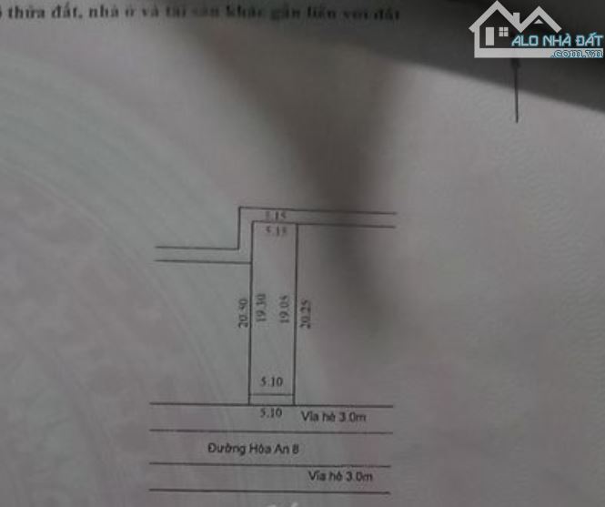 Bán dãy trọ mặt tiền đường Hòa An 8, DT: 104m2, 4PN, giá 3,2 tỷ