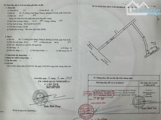 NHÀ TRỆT LỬNG VỊ TRÍ ĐẸP GÓC 2 MẶT TIỀN HẺM 68 ĐƯỜNG CMT8 - CÁI KHẾ NINH KIỀU CẦN THƠ . Số - 5