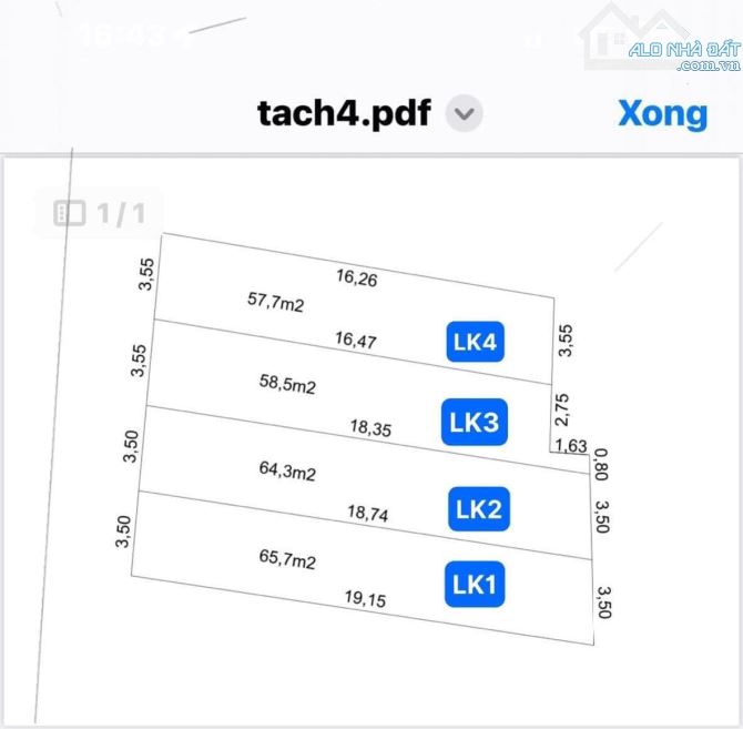 Nhỉnh tỷ có ngay lô đất 57m2 Thanh văn - Thanh oai a ô tô vào tận đất - 500m ra cienco5