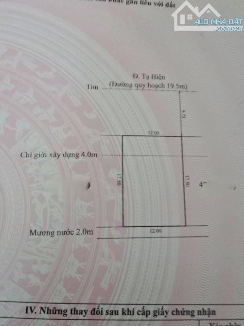 🔥🔥🔥 SIÊU PHẨM 210m2 NGANG 12M HƯƠNG SƠ - ĐƯỜNG TẠ HIỆN 19M5 - GIÁ CHỈ 15.X TR.M2 - 3