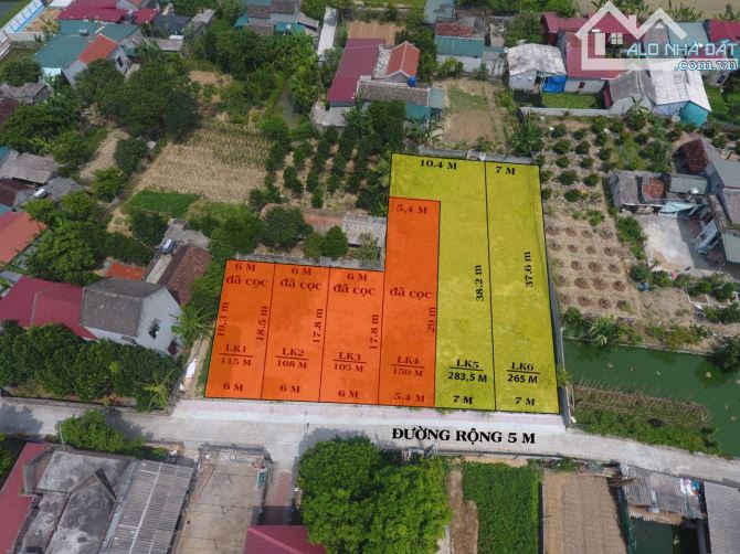 Bán gấp lô đất chỉ hơn 1tr/m2 DT 285m2 full thổ cư tại Thăng Long, Nông Cống, Thanh Hóa - 5