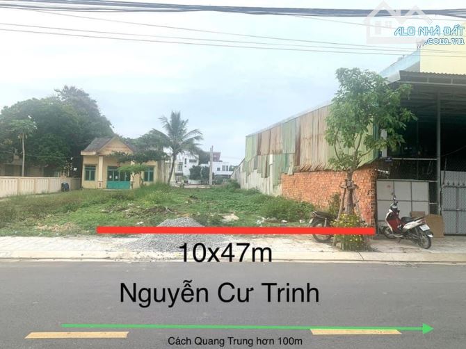 Bán lô đất vườn mặt tiền đường Nguyễn cư trinh trung tâm thành phố quảng Ngãi giá đầu tư - 1