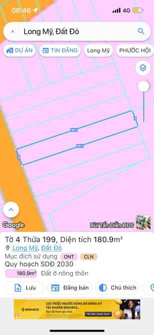 2 LÔ LIÊN KỀ CÁCH BIỂN PHƯỚC HẢI 1.5KM- LONG MỸ ĐANG SÁP NHẬP THỊ TRẤN PHƯỚC HẢI - 2