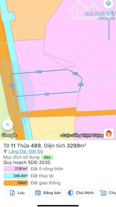 VƯỜN TRÁI CÂY LÁNG DÀI- ĐẤT ĐỎ -BRVT 🌈DT 3.300m2 Giá 3tỷ 500 - 4