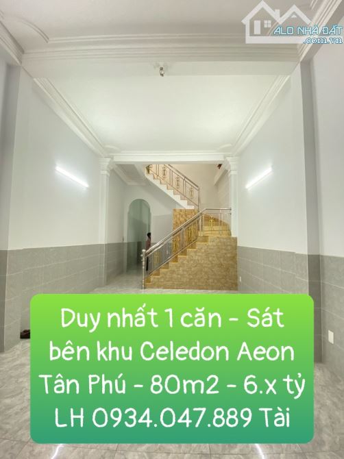 Nhà mới đẹp vào ở ngay - sát mặt tiền - 80m2 chỉ 6 tỷ nhỉnh - 2