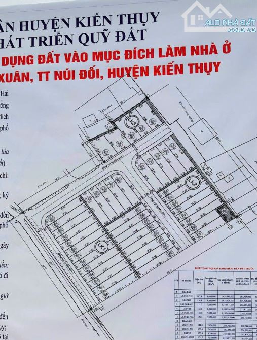 Bán đất Cẩm Xuân - Núi Đối - Kiến Thụy - Hải Phòng - 1