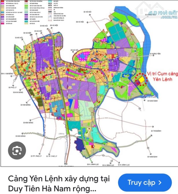 Chuyển Nhượng Đất Khu CN Đồng Văn 5000m2 Giá 2.1tr/m2 - 1