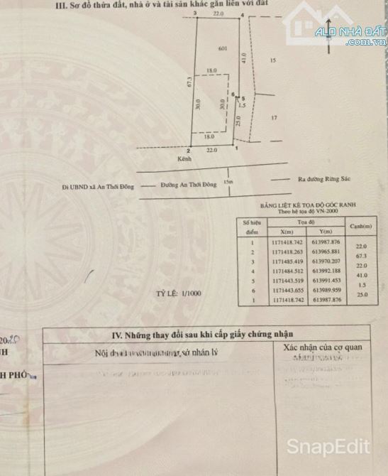 Bán lô đất hai mặt tiền An Thới Đông, X. An Thới Đông, Cần Giờ 20tỷ - 3