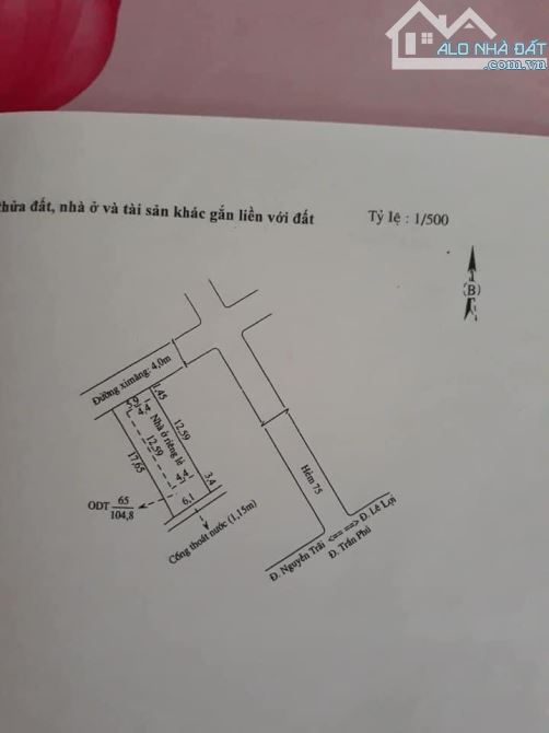 Bán Nền Hẻm 75 Trần Phú, P.Cái Khế, Q.Ninh Kiều, Tp Cần Thơ. - 4