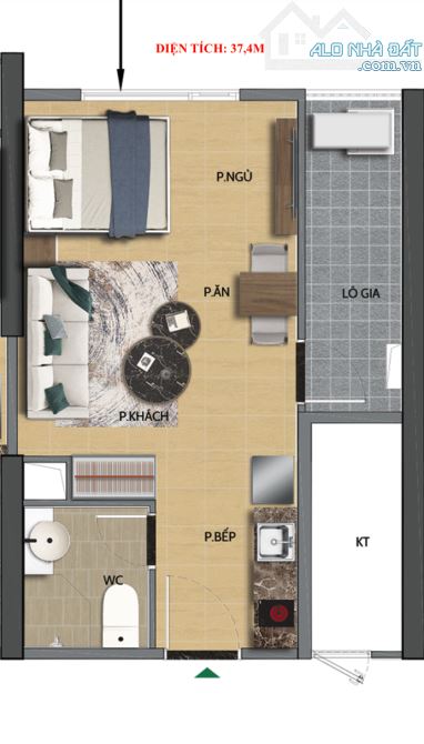 Cần bán gấp căn studio Vinhomes Grand Park diện tích lớn, logia bên ngoài giá chỉ 1,945 tỷ - 9