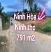 "Bán đất thổ cư Ninh Thọ, Ninh Hòa đường 6m quy hoạch 16m.  Cách biển Dốc Lết chỉ 6km, các