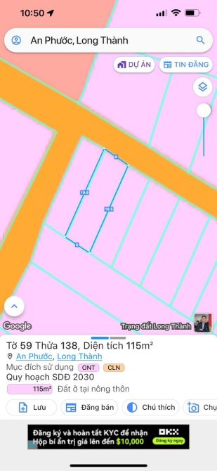 BÁN NHÀ CẤP 4 ẤP 2 AN PHƯƠC LONG THÀNH DT 115M2 NGANG 6M GIÁ 2.5 TI - 2