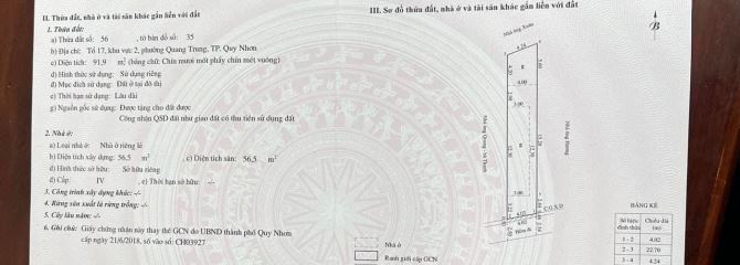 Chủ Ngộp Bán Gấp Nhà 3 Phòng Trọ hẽm Lý Thái Tổ, Trung Tâm TP Quy Nhơn (Có Hình) - 9