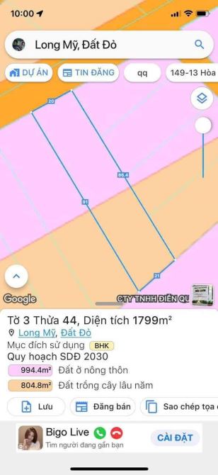 1800m long mỹ gần biển giá 5 tỷ 400