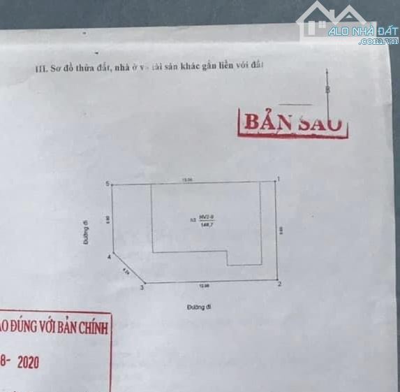 Tin Thật. Biệt thự lô góc kinh doanh 2 mặt tiền Trần Bình, 149m2, MT 23m, 37 tỷ - 1