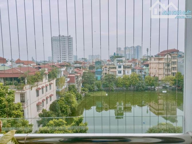 Tin Thật. Toà VP view hồ 6T thang máy Bùi Xương Trạch, 83m2, MT 6m, 18.7 tỷ