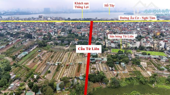 Bán nhà ĐẸP - GARA - ngõ THÔNG phố Tứ Liên - Tây Hồ. 59m2 - 12.8tỷ - 2