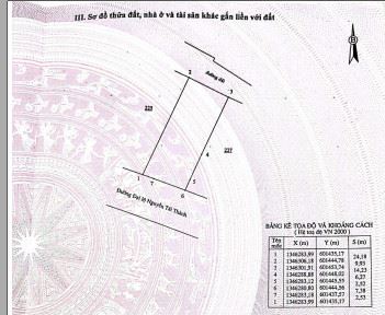 30tr/m2 Lô đất DT 233m2 đại lộ Nguyễn Tất Thành, thuộc Phước Hạ, Phước Đồng