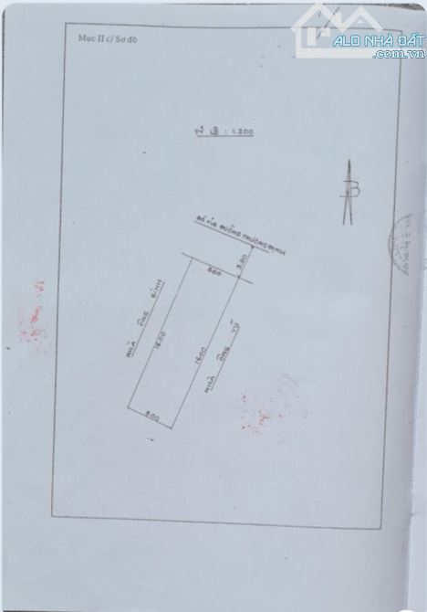 Chính chủ gởi bán căn nhà mặt tiền đường trương định dt 80m2 ngang 5 m