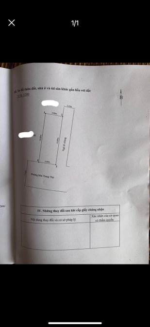 Chính chủ  gửi bán lô góc mặt đường Mai Trung Thứ. Hải An.