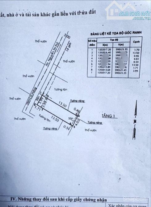 Bán nhà sổ hồng riêng gần ngã 4 Hóc Môn ,Xuân Thới Sơn, Hóc Môn, 740triệu - 1