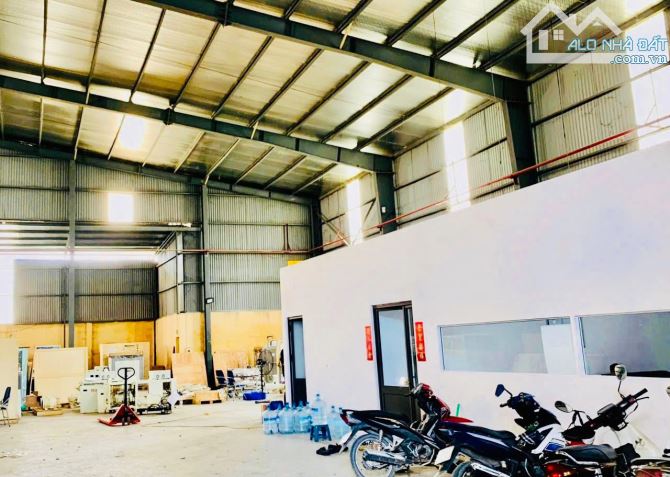 Cho thuê 600m2 nhà xưởng có nghiệm thu PCCC + trạm điện riêng tại An Khánh, Hoài Đức. - Kh - 1