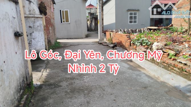 Nhỉnh 2 Tỷ, Lô Góc, Đại Yên, Chương Mỹ, 76m2, Ô tô Dừng Đỗ. - 1