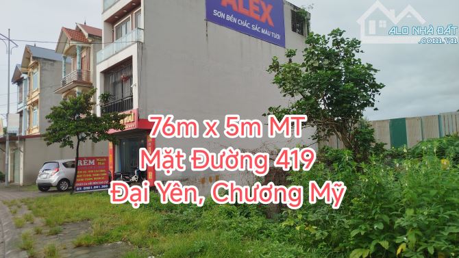 1 Mảnh Duy Nhất, Mặt Đường Tỉnh Lộ 419, Đại Yên, Chương Mỹ, 76m2, Nhỉnh 4 Tỷ. - 1