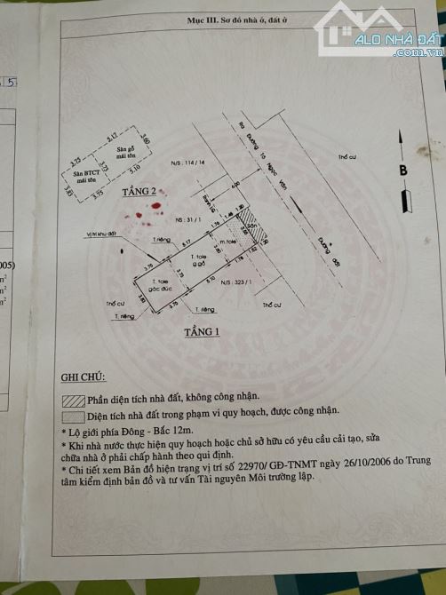 Cần Bán Gấp căn Nhà 1 lầu đường Tô Ngọc Vân , P.Thạnh Xuân, Q.12, 4tỷ - 1