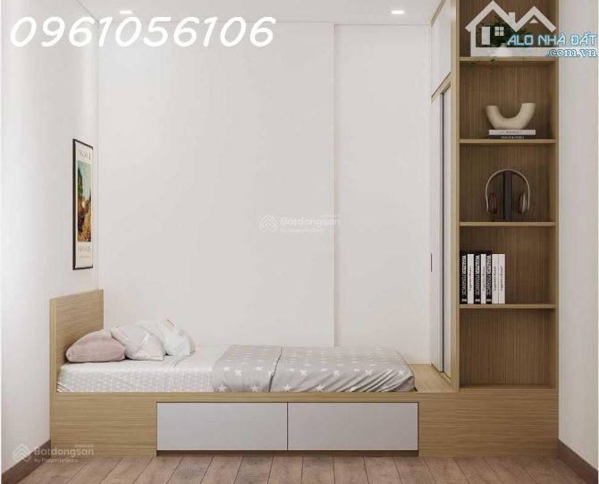 Cho thuê chung cư SmartCity - 55 mét vuông - 2 phòng ngủ + 1WC - full nội thất - 1