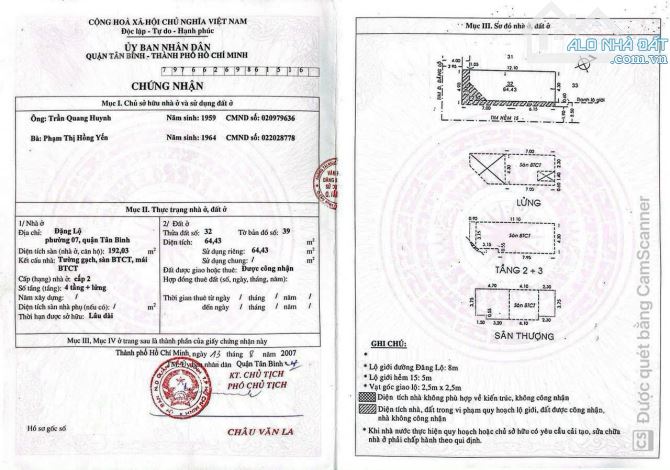 Góc 2 Mặt Tiền đường 8m Sát Chợ Nghĩa Hòa gần Lý Thường Kiệt-CMT8 chỉ 12.5 tỷ. - 1