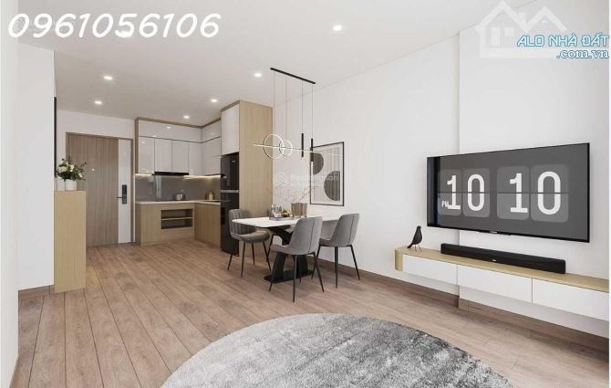 Cho thuê chung cư SmartCity - 55 mét vuông - 2 phòng ngủ + 1WC - full nội thất - 2