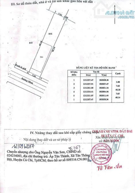 Sang Nhật định cư bán gấp lô đất 314m2 thổ cư Nguyễn Thị Se,Tân Thông Hội,giá 1tỷ7,sổ sẵn - 3