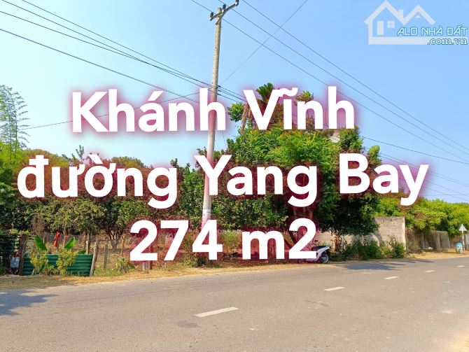 Bán đất ngộp mặt tiền đường nhựa 10m đi vào khu du lịch suối Yang Bay, Khánh Phú, Khánh Vĩ