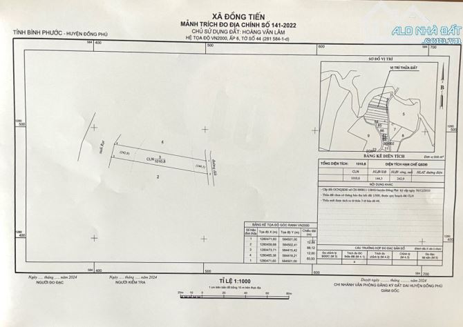 Đất 2000m2 view suối đường trục chính 29m giá 490 triệu - 2