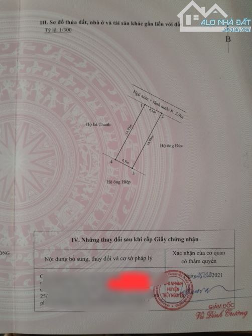 💥💥💥 67m2, Thôn 4 Thuỷ Sơn, Cạnh Gò Gai, oto đỗ cửa, Giá 1,99 tỷ ❌❌❌ - 2