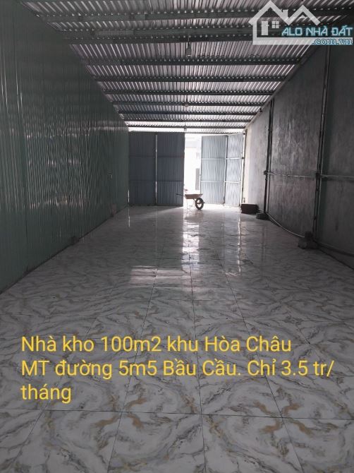 Cho thuê kho 100m2 đường 7.5m và đường 5.5m gần Quốc Lộ 1A, đường Phạm Hùng - 1